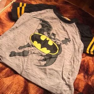 BaTmAn ShIrT aNd basketball shorts